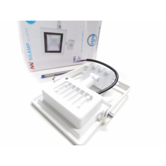 Projecteur led phare détecteur de mouvement crépusculaire ultra slim 10w ip54 - couleur eclairage : blanc froid 6000k - 8000k