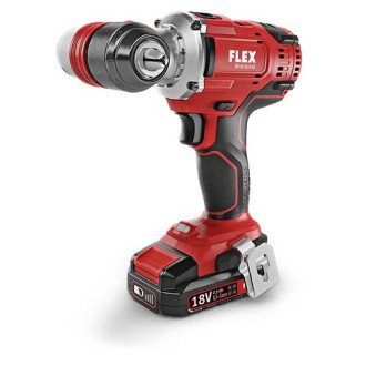 Perceuse visseuse 18v dd 4g 18.0-ec/5.0 set flex - 2 batteries + chargeur + coffret + accessoires - 482757