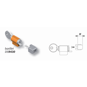Kit barillet la croisee ds pour solo et senzo - profil 35 à 36 mm - 9434-mv Kit barillet la croisee ds pour solo et senzo - profil 35 à 36 mm - 9434-mv