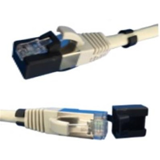Cordon rj45 c6a sftp 7.5m lsoh bleu - snagless - protege rj