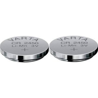 Pile lithium 3v 570mah cr2450 varta - blister de 2 - 6450101402