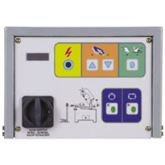 Scie à ruban semi-automatique 400 v vitesse variable promac - sx-823dgsvi