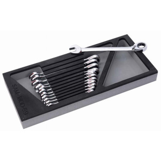 Module mousse 1/3 12 clés mixtes à cliquet SAM - 50CJ12MM Module mousse 1/3 12 clés mixtes à cliquet SAM - 50CJ12MM