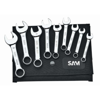 Trousse 9 clés mixtes courtes 8 a 19mm SAM - 50STR9