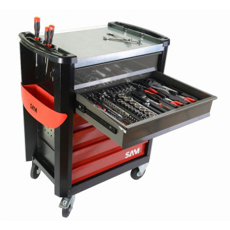 Composition 214 outils en module abs + servante SAM - CPP214MS