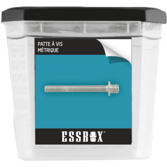 Patte à vis métaux essbox scell-it avec collerette - boite de 100 - ex-9330116040