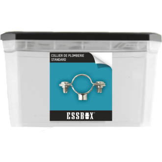Collier de plomberie essbox scell-it simple standard ø 14 mm- ø7 mm x 150 mm - boite de 100 - ex-93201114