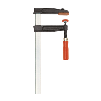 Presse à vis fonte et acier TGR - BESSEY - poignée bois - serrage 400 mm - saillie 120 mm - Rail 30x8 mm -TGR40S12
