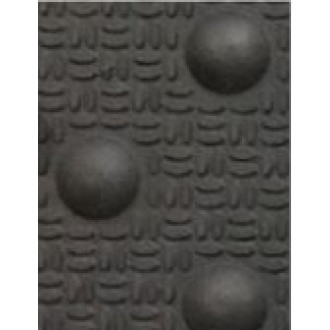 Dalles podotactiles à coller Dinalert DINAC Noir DV15 MTA - 825 x 412 mm - 102006D