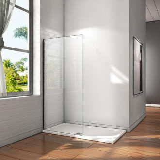 Paroi de douche 60x200cm en 8mm verre anticalcaire paroi de douche à l'italienne