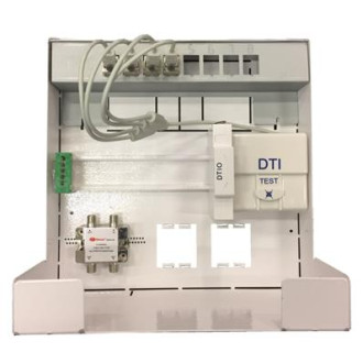 Coffret s-250 avec support box grade 3 - 8 rj45 dtio 3 tv