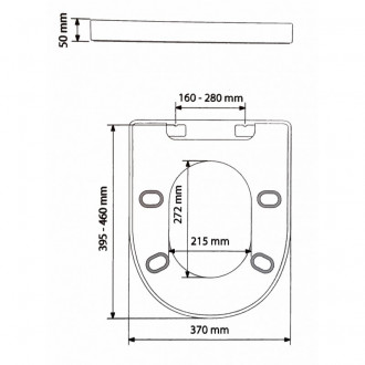 Abattant wc s3 type olfa déclipsable descente assistée thermodur Abattant wc s3 type olfa déclipsable descente assistée thermodur