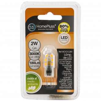 Ampoule led g4 2w 12v blanc -chaud