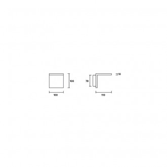 Applique décorative supi led 1 ampoule
