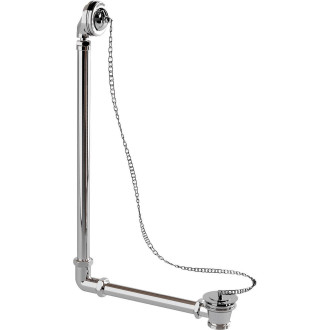 Bonde de baignoire cw4 a bouchon et chainette chr