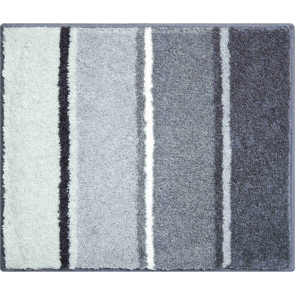 Tapis de salle de bain summertime gris 50 x 60 cm