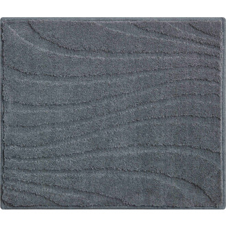 Tapis de salle de bain marrakesh anthracite 50 x 60 cm
