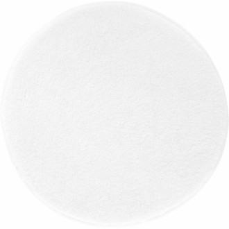 Tapis de salle de bain lex blanc rond 80 cm