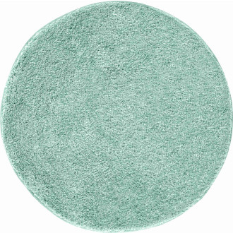 Tapis de salle de bain lex vert rond 80 cm