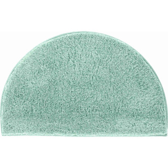 Tapis de salle de bain lex vert demi cercle 