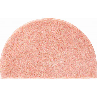 Tapis de salle de bain lex rose demi cercle 