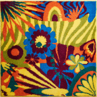 Tapis de salle de bain fasada 2 multicouleur 90x90