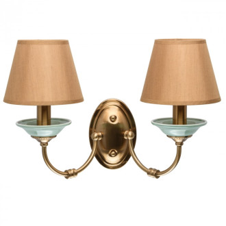 Applique murale cuivre classic 2 ampoules 22 cm