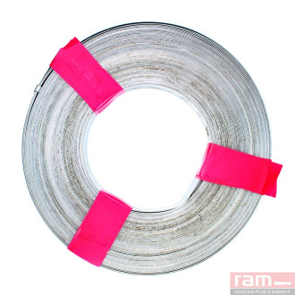 Bande acier galvanisé non perforée