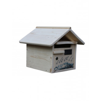 Boîte aux lettres en bois créastuce : altitude (1 porte)