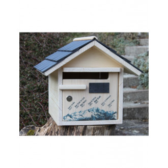 Boîte aux lettres en bois créastuce : altitude (2 portes prestige)