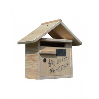 Boîte aux lettres en bois créastuce : domiciladore (courte)
