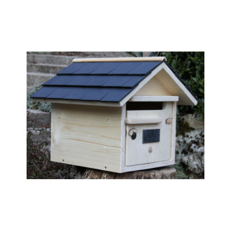 Boîte aux lettres en bois créastuce : maillat (1 porte prestige)