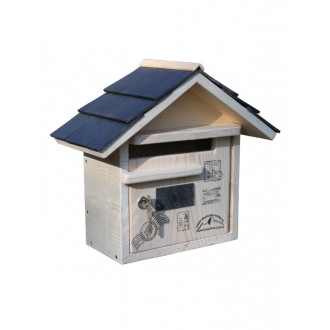 Boîte aux lettres en bois créastuce : routard (courte prestige)
