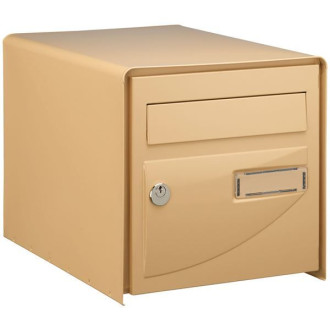 Boite à lettres Probat double face DECAYEUX ton pierre RAL 1013 - 125984
