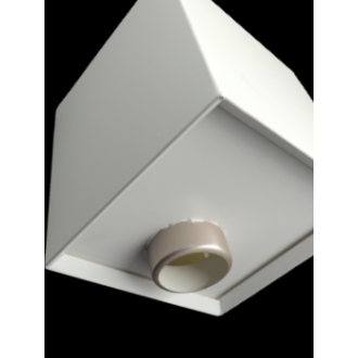 Boite à eau alu 250x250x250 - RAL 9016 Blanc