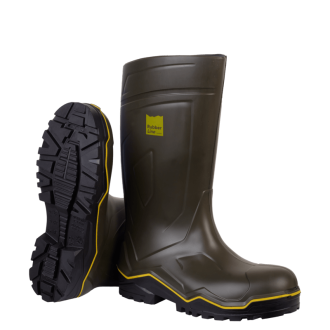 Bottes De Travail Vertes RUBBER LINE - SOLIDUR - RLO4VT-36