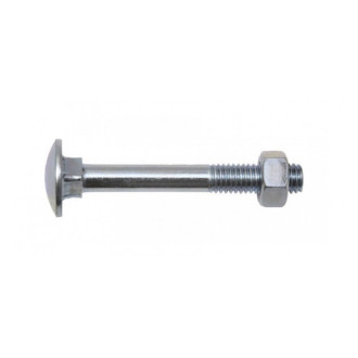 Boulon VISWOOD Tête ronde collet caré - AZ 4.8 - Ø5 x 60 mm - Boite de 200 - 5015060