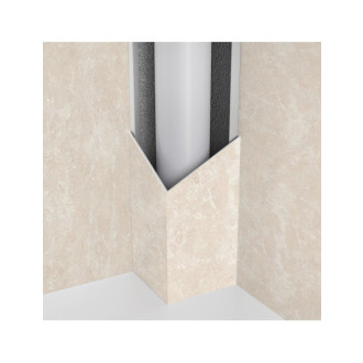 Cache tuyau en l collection mineralis - coloris & dimensions aux choix