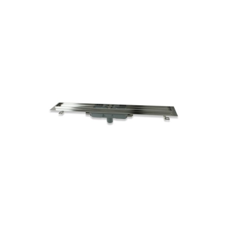 Caniveau inox solusec lineal d40 - sorties et dimensions aux choix