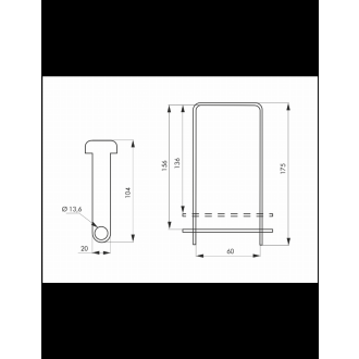 Support cadenas thirard pour condamnation de grille - 13899