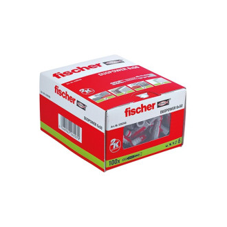 Cheville tous matériaux fischer DuoPower 6x50 sans vis - 538240