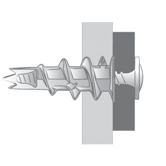 Boîte de 100 pièces Chevilles zamack Krono SCELL-IT - Ø 4,5 x 30 mm - tête ronde large - KRONO-SR
