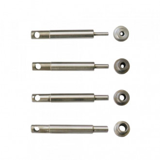 Kit de 4 poinçons pour Polyperfor Ø 3,3 - 4,1 - 4,9 - 6,2 mm Spécial industrie