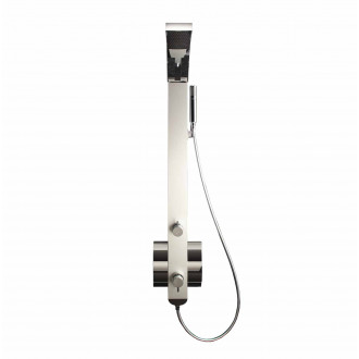 Colonne de douche mitigeur idea 1 aluminium anodisé drop