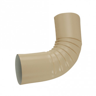 Coude plissé rond aluminium Ø80 (angle au choix) 