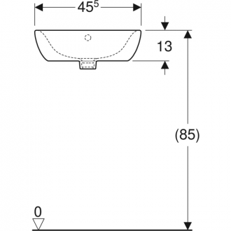Lave-mains d’angle Bastia blanc