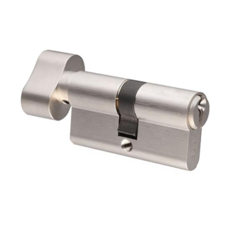 Cylindre bouton profil européen F5S Laiton 30x30 s'entrouvrant - Ifam 1412