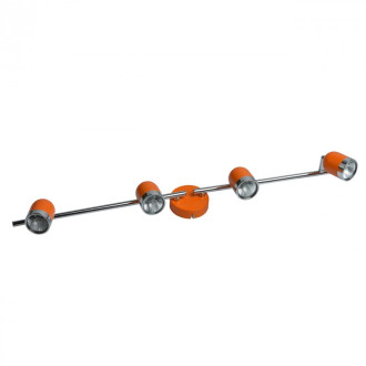 Spot orange techno 4 ampoules 17 cm