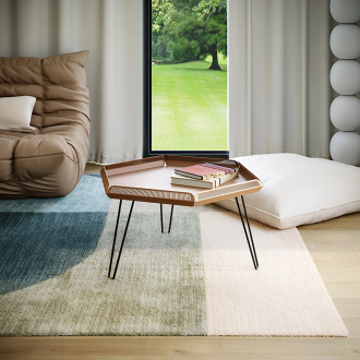 Tables basses en Acier - Céleste - Intérieur ou extérieur