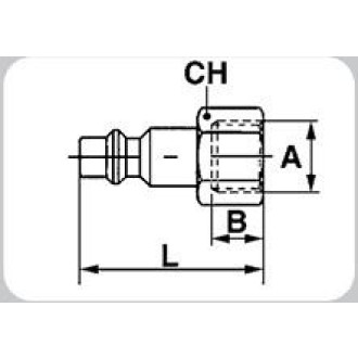 Embout pneumatique femelle